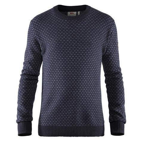 Fjallraven Övik Sweater Dark Navy Singapore For Men (SG-492498)